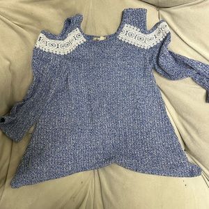 Girls 3/4 sleeve Sweater Top